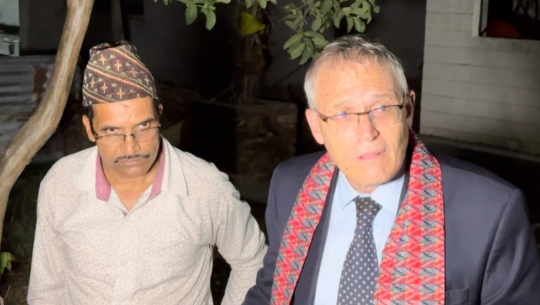 विपीन जोशीको घरमा इजरायली राजदूत गोडर