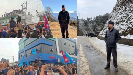 Balen covers 12 constituencies in two days during far west election tour, engages party cadres