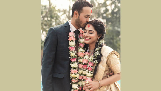 सुरक्षा पन्त र मानव सुवेदी बैवाहिक सम्बन्धमा बाँधिदै  