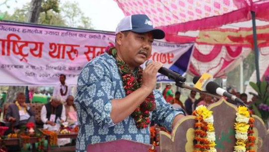 नाउपाका नेता सुरेन्द्र चौधरी पार्टीको कारबाहीमा