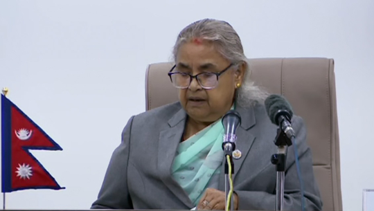 राष्ट्रिय सभामा प्रधानमन्त्री कार्कीको पहिलो सम्बोधनः तोकिएको समयमा निष्पक्ष निर्वाचन हुन्छ