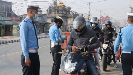 तीन हजार ९०३ सवारीसाधन कारबाहीमा
