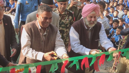 भारतीय राजदुतसँगै उपप्रधानमन्त्री यादव रिवन काट्न मात्रै दार्चुला पुगे