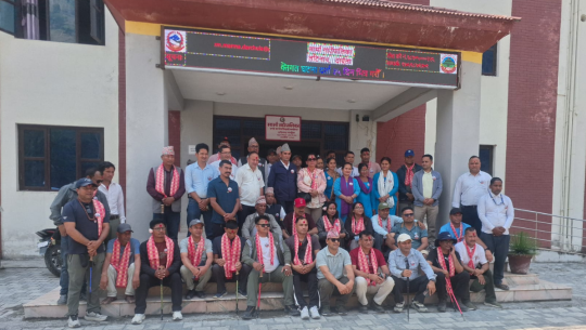 धनगढी उपमहानगरपालिकाको टोली दार्चुलाको मार्मा पुग्यो, जनप्रतिनिधिद्वारा स्वागत 