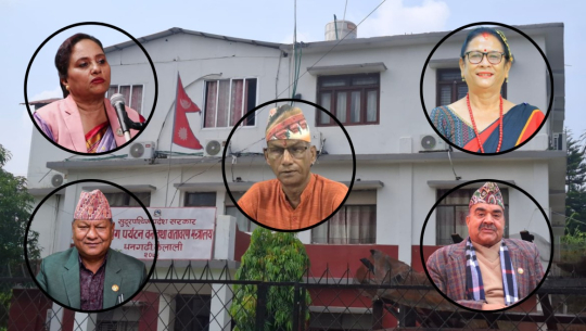 संसदीय दलको बैठकअघि काँग्रेसका दुई मन्त्रीसहित पाँच सांसदबीच छुट्टै छलफल