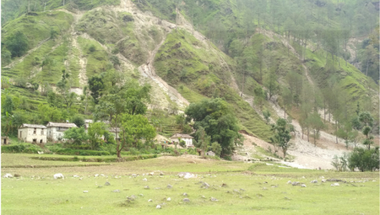 बाजुराका ९५ बस्ती पहिरोको उच्च जोखिममा