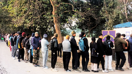 निर्वाचन प्रहरीमा मागभन्दा ७७३ बढी आवेदन