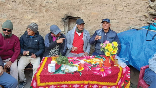 दार्चुलाको कालापानी क्षेत्रमा फहराइयो राष्ट्रिय झन्डा