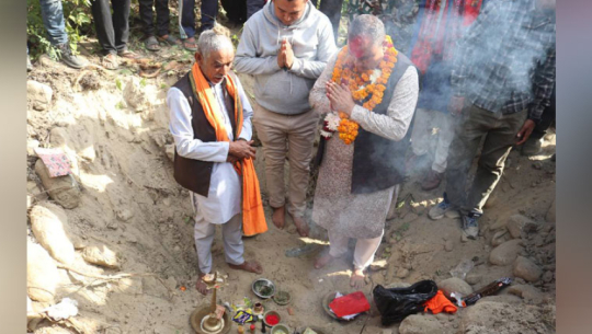 Chief Minister Shah launches and supervises seven major infrastructure projects in eastern Kailali