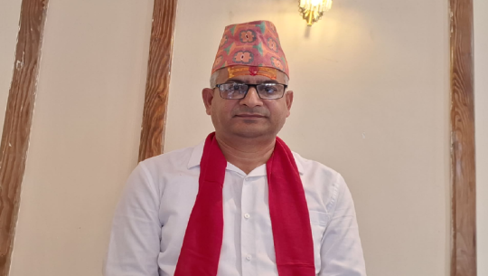Dirgharaj Joshi unanimously elected president of construction entrepreneurs association Kailali, voting ongoing for remaining posts