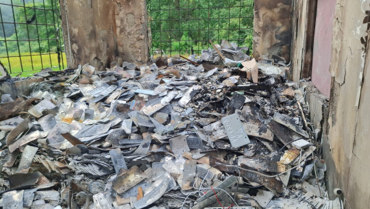 धनगढीमा चार करोड ५२ लाखका इम्बोस नम्बर प्लेट जले