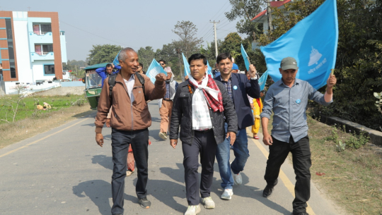 गत निर्वाचनमा कैलाली ५ बाट साढे सात हजार मत ल्याएका जगदीश चौधरी रास्वपा प्रवेश