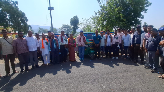 गोदावरीमा ओलानी यातायात प्रा.लिको कार्यालय उद्घाटन 