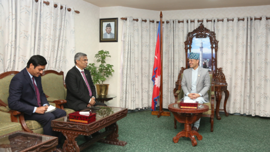 Bangladesh ambassador pays courtesy call on Speaker Aryal, discusses bilateral cooperation