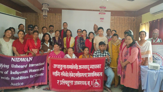 जलवायु परिवर्तनबाट अपाङ्गता भएका व्यक्ति थप जोखिममा, समावेशी नीतिमा जोड