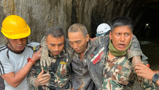 माथिल्लो त्रिशूली जलविद्युत् आयोजनाबाट एक चिनियाँ नागरिकको जीवितै उद्धार 