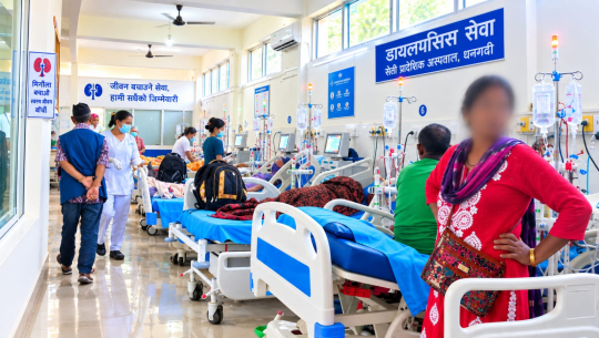 बिरामीको चाप बढ्दै, सेती अस्पतालको डायलायसिस सेवामा पूर्वाधार अभाव