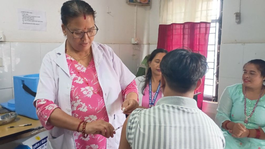 कैलालीमा जापानिज इन्सेफलाइटिसविरुद्ध खोप अभियान तीव्र  