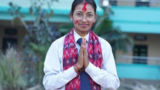 २१ वर्षीया रोशनी शाह कैलाली-४ बाट काँग्रेस महाधिवेशन प्रतिनिधिमा निर्वाचित  