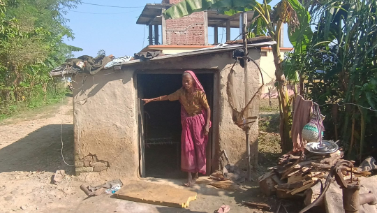 दशैँको उल्लासबीच एक्लै रानी, झुपडीमा छैन पर्वको खुसी