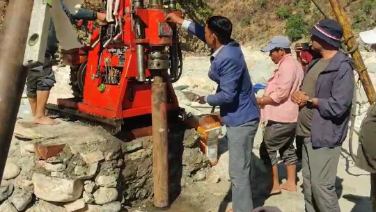 सेती नदी–६ जलविद्युत् आयोजनाको भौगर्भिक अध्ययनको काम सुरु