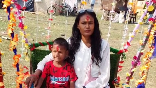 कैलारीकी अर्चना ७ वर्षीय छोरासहित बेपत्ता