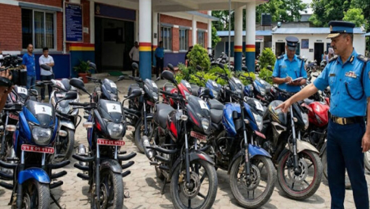 Police recover 15 stolen motorcycles worth Rs 17 lakh in Kailali