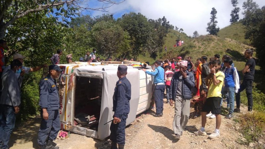 बैतडीमा जीप दुर्घटना, ९ जना घाइते