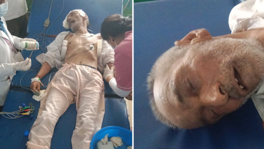 कञ्चनपुरमा अचेत भेटिएका वृद्धको महाकालीमा उपचार हुँदै 