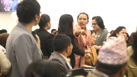 Tension in parliament over speaking time, MP Ashika Tamang reacts angrily
