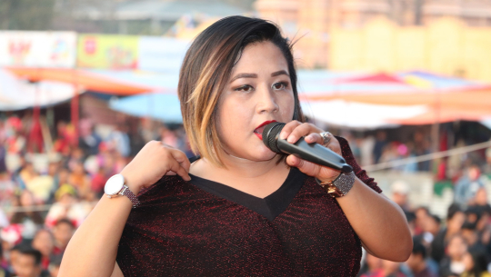 प्रहरीलाई गाली गर्दै ‘डन्ठे’ भनेको भिडियो डिलिट गरेर माफी मागिन् गायिका आस्था राउतले(भिडियो)