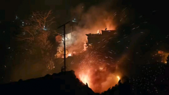 अछाम आगलागीमा २९ घर र पसल जलेर नष्ट, सात करोडको क्षति