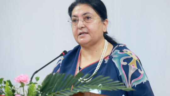 रक्षाबन्धनले आत्मीयताको सम्बन्धलाई प्रगाढ बनाउँछः पूर्वराष्ट्रपति भण्डारी