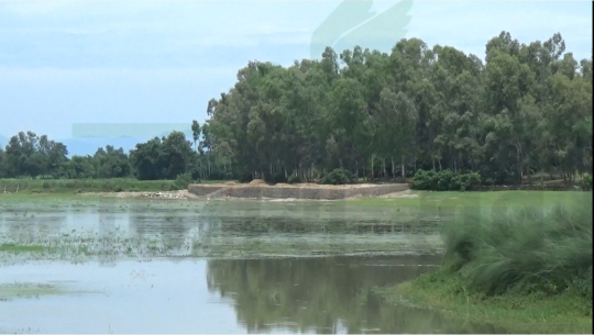 पर्यटकीय गन्तव्य बन्दा तालमा एक सय मिटरको पर्खाल  र माटो भरानमा ५० लाख सकियो
