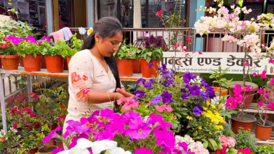 फूल बिक्री गरेरै मासिक २ लाख आम्दानी