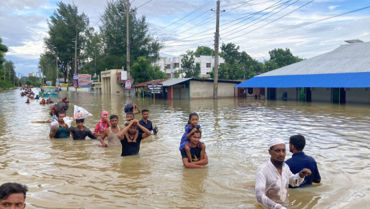 बङ्गलादेशमा बाढीमा परी २३ जनाको मृत्यु