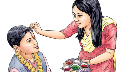 बाजुराका ५ दिदीबहिनी जसले भाइटीकाको दक्षिणा अनाथ आश्रमलाई दिए