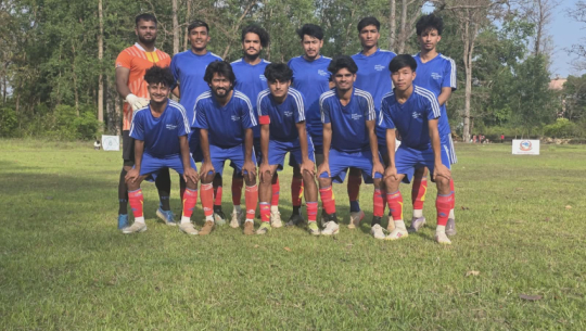 Shree Yuva Janhit club reaches Bhajahar cup football final as hosts