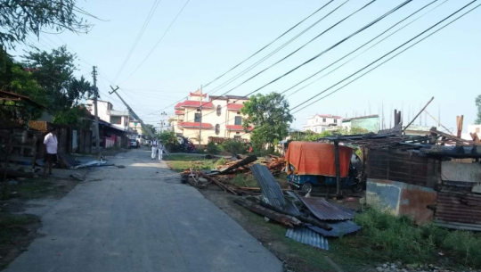 Storm disrupts electricity services in Dhangadhi