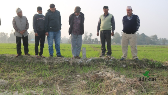 धनगढी विमानस्थल छेउमा जग्गा कब्जा गर्न खोज्नेको पहिचान भएन, प्रशासन मौन