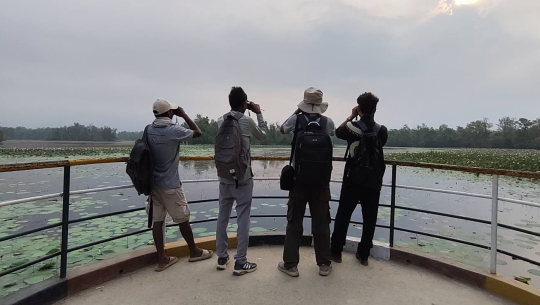घोडाघोडी सिमसार क्षेत्रमा सूचक प्रजाति हरिहाँसको गणना सुरु