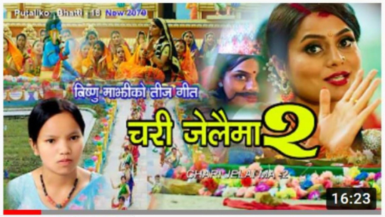 आयो विष्णु माझीको ‘चरी जेलैमा-२’ (भिडिओसहित)