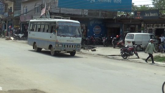 Bus services starts in the city as the e-rickshaw drivers are still on a strike