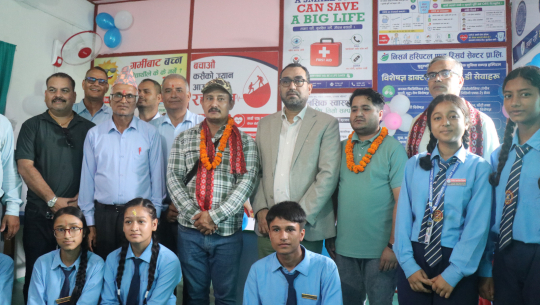 पञ्चोदयमा माविमा निसर्ग अस्पतालले स्थापना गर्‍यो प्राथमिक उपचार कक्ष 