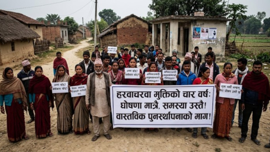 हरवाचरवा मुक्तिको चार वर्ष, समस्या उस्तैः अधिकारवादी सङ्घसंस्था