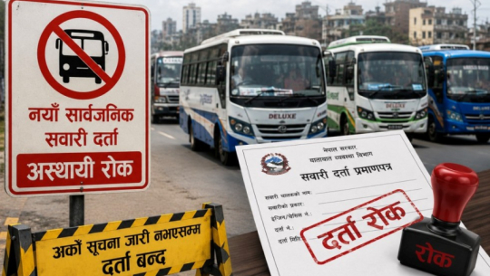 Government temporarily halts registration of new public vehicles nationwide