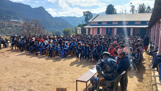 २५औँ सशस्त्र प्रहरी दिवसको अवसरमा बैतडीमा लागूऔषधविरुद्ध निबन्ध तथा वक्तृत्व प्रतियोगिता