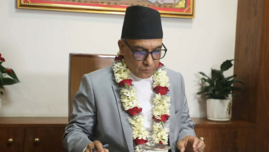 प्रधानन्यायाधीश शर्माले गरे पदभार ग्रहण