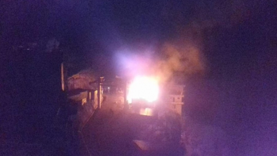 Fire outbreak in Bagbazaar, Dadeldura
