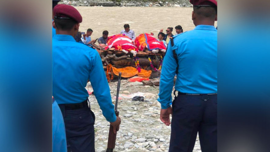 मन्त्री सिंहको डुङ्री घाटमा दाहसंस्कार